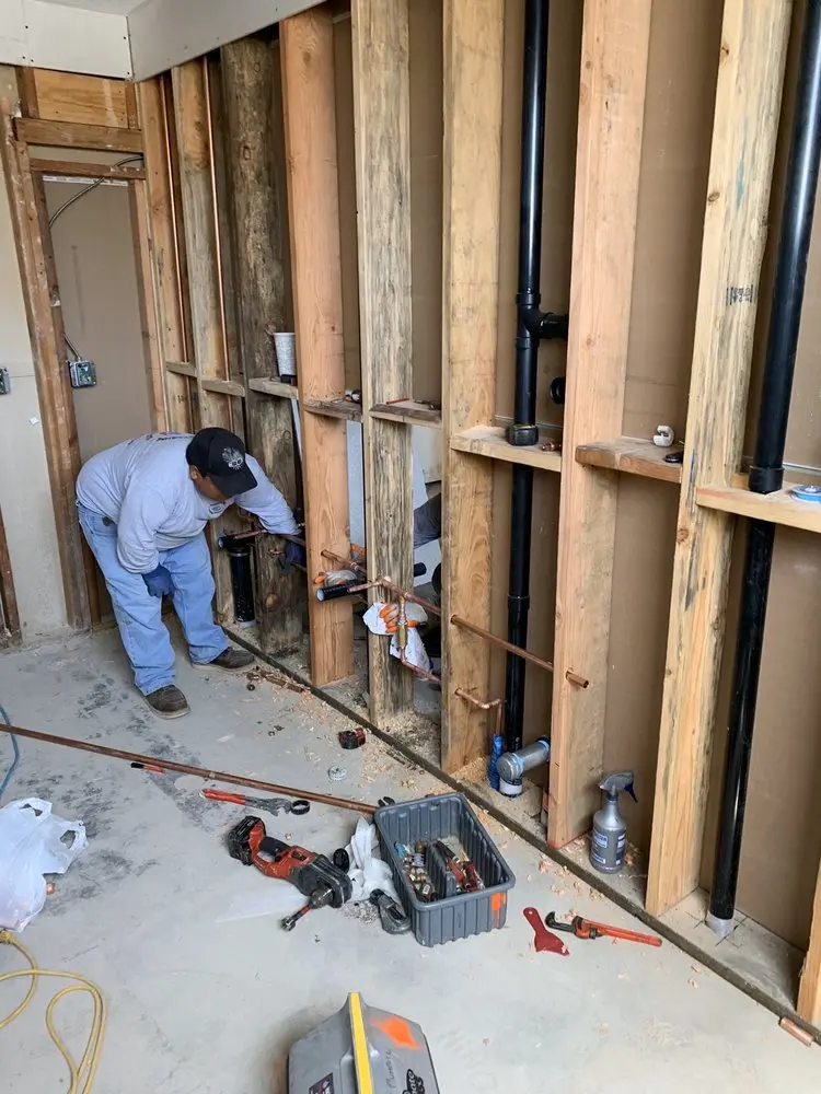 Commercial rough-in plumbing for Water Heater Replacement in Lakeland Estates